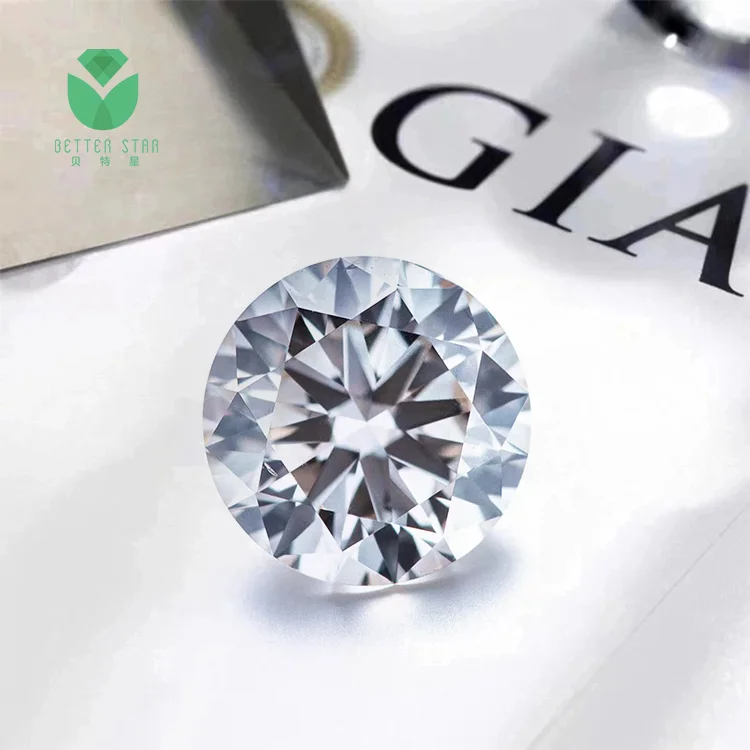 Wholesale Cvd Diamond Carat White DEF/GH VVS1 Hpht Lab Grown Diamond  IGI White Round Brilliant Diamond