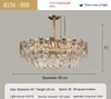 Gold Round 95cm