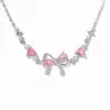 Silver bowknot-bracelet