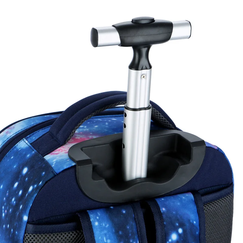 OMASKA Veleprodajna prilagođena studentska kolica, torba s ruksakom za povratak u školu s kotačićima za djecu, djevojčice, dječake, djecu