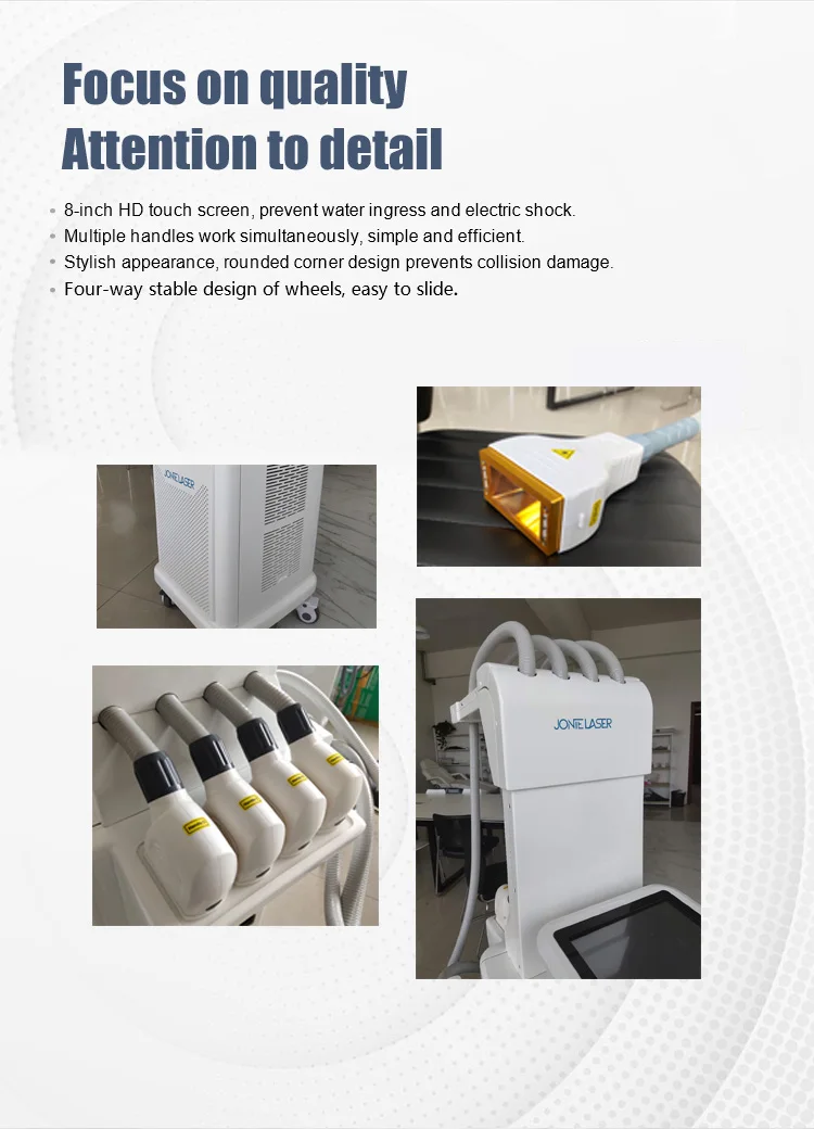 detailed parts about jonte lipo laser slimming machine