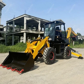 Chineses backhoes loader mini Yesbetter 4x4 used backhoe loader WZ45-16 backho sale loader