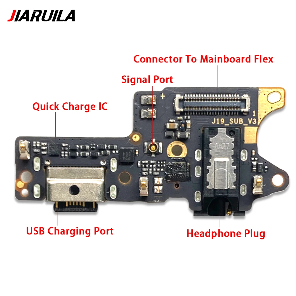 Kit De Réparation Port De Charge Pour Xiaomi Redmi 9A/9C - Flex Dock USB Avec Outils Complets (Tournevis, Ventouse...)
