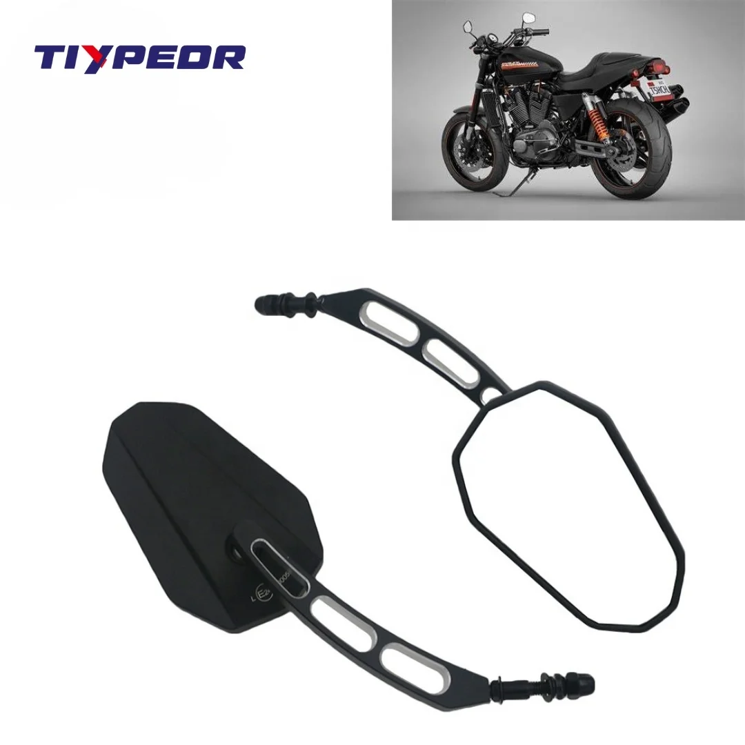 TIYPEOR Wholesale Price Universal Motorcycle Mirror Rearview with E-MARK for Scooter Moped Street Bike Back View Mirror