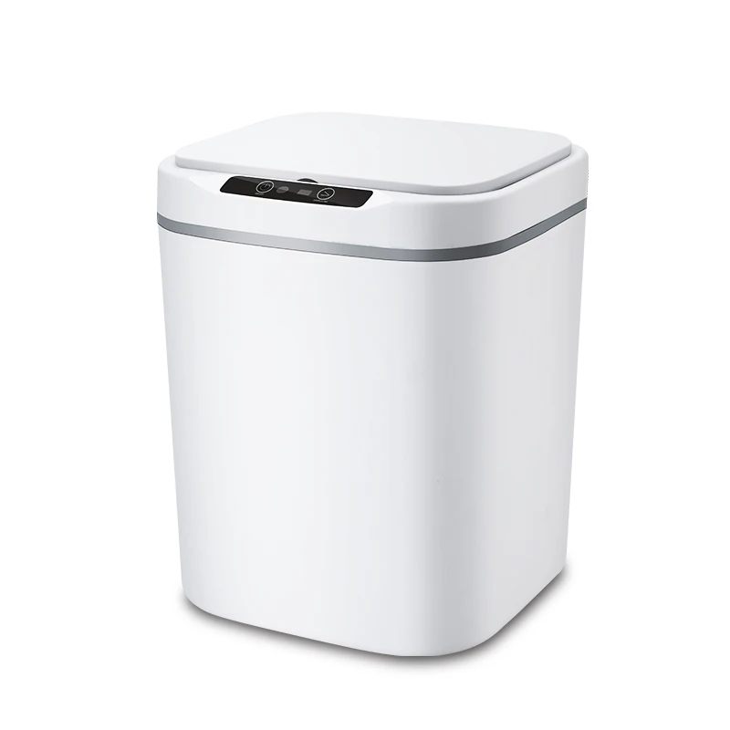 15l Inductive Trash Can Touchless Infrared Garbage Bin Automatic Waste