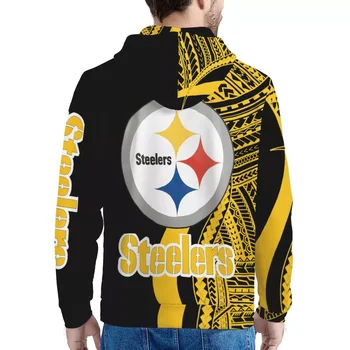 Wholesale Polynesian Samoan Tribal Design Custom NFL American Football Team  Big Size Men Crewneck Hoodies Outdoor Sweatshirts Sweater From m.