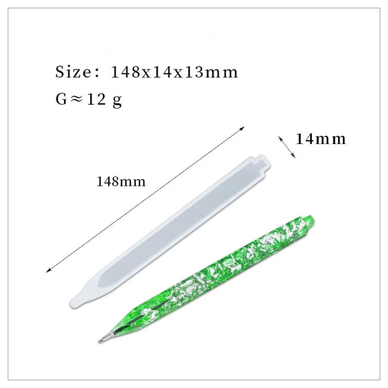 Silicone Ballpoint Pen Molds for Epoxy Resin, Ink Pen Resin Casting Molds