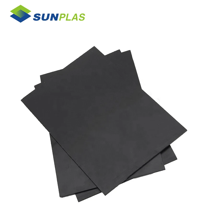 High Glossy Plastic Sheet black ABS Styrene Sheets for vacuum forming