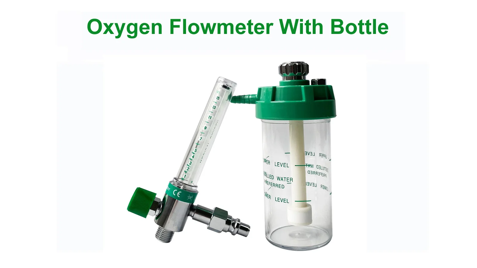 Wholesale Price Brass Medical Oxygen Regulator With Humidifier Wall