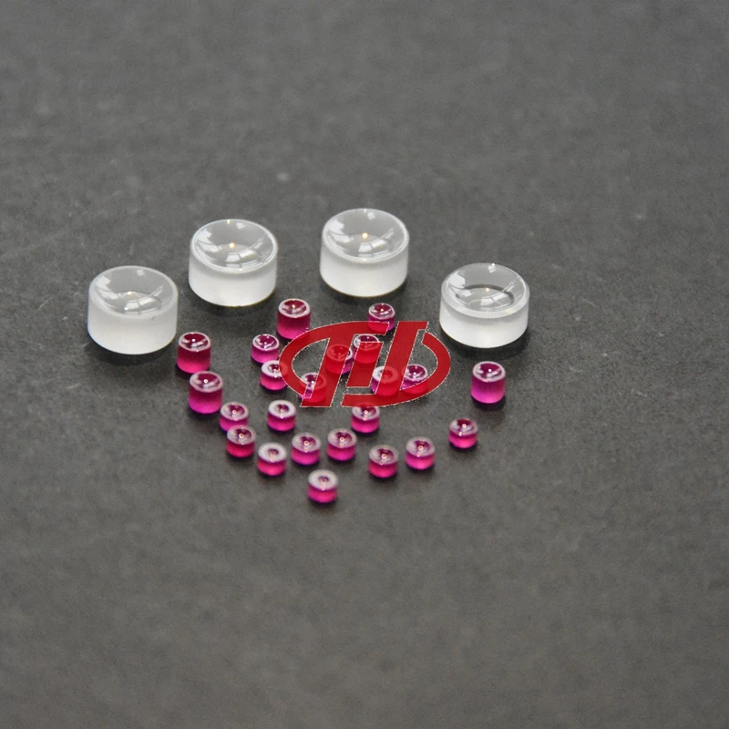 High Precision Micro Synthetic Double Cup Sapphire Ring Washer Ball Ruby Nozzle Ball Watch Compasses Jewel Bearing
