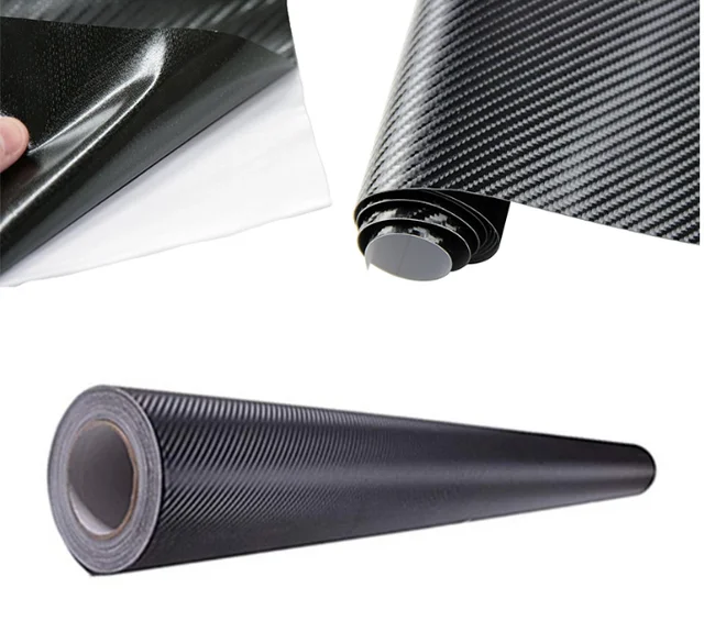 Wholesale carbon fibre vinyl/air bubble free car wrap/3D 4D carbon fiber film