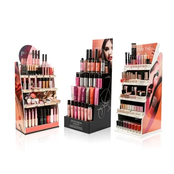 Newest Cardboard Material Eco-friendly Makeup Display Retail Cosmetic ...