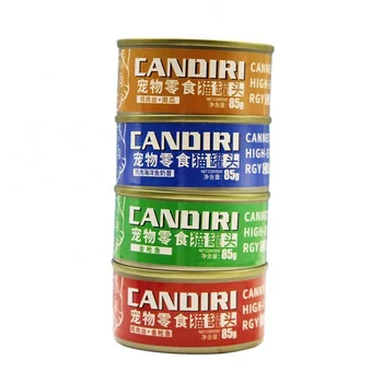 Pet Food Cans Cats And Dogs OEM Various Flavor Custom Label Red Meat Canned Pet Food