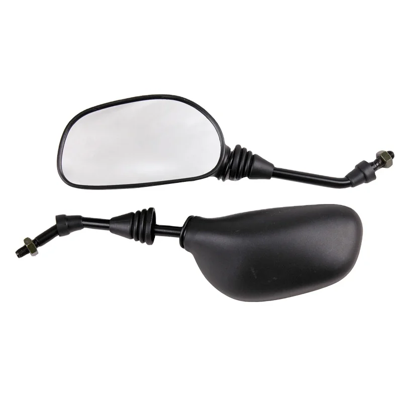 2Pcs Electrombile Motorcycle Bike Round Rear View Mirror Rearview Left and Right 