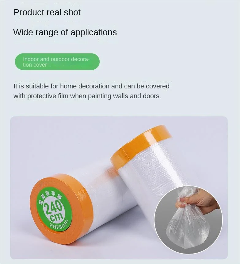 Car Masking Film pretaped Masking Film For Painting automotive Masking