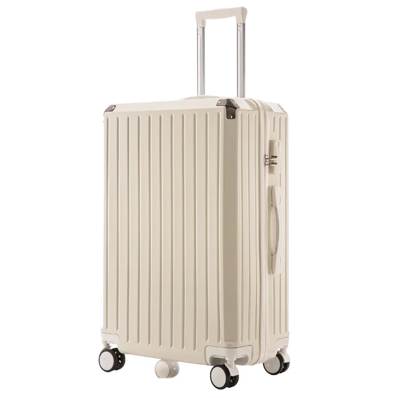 Latest Design Abs+pc Hardside Spinner Front Opening Wheel Suitcase