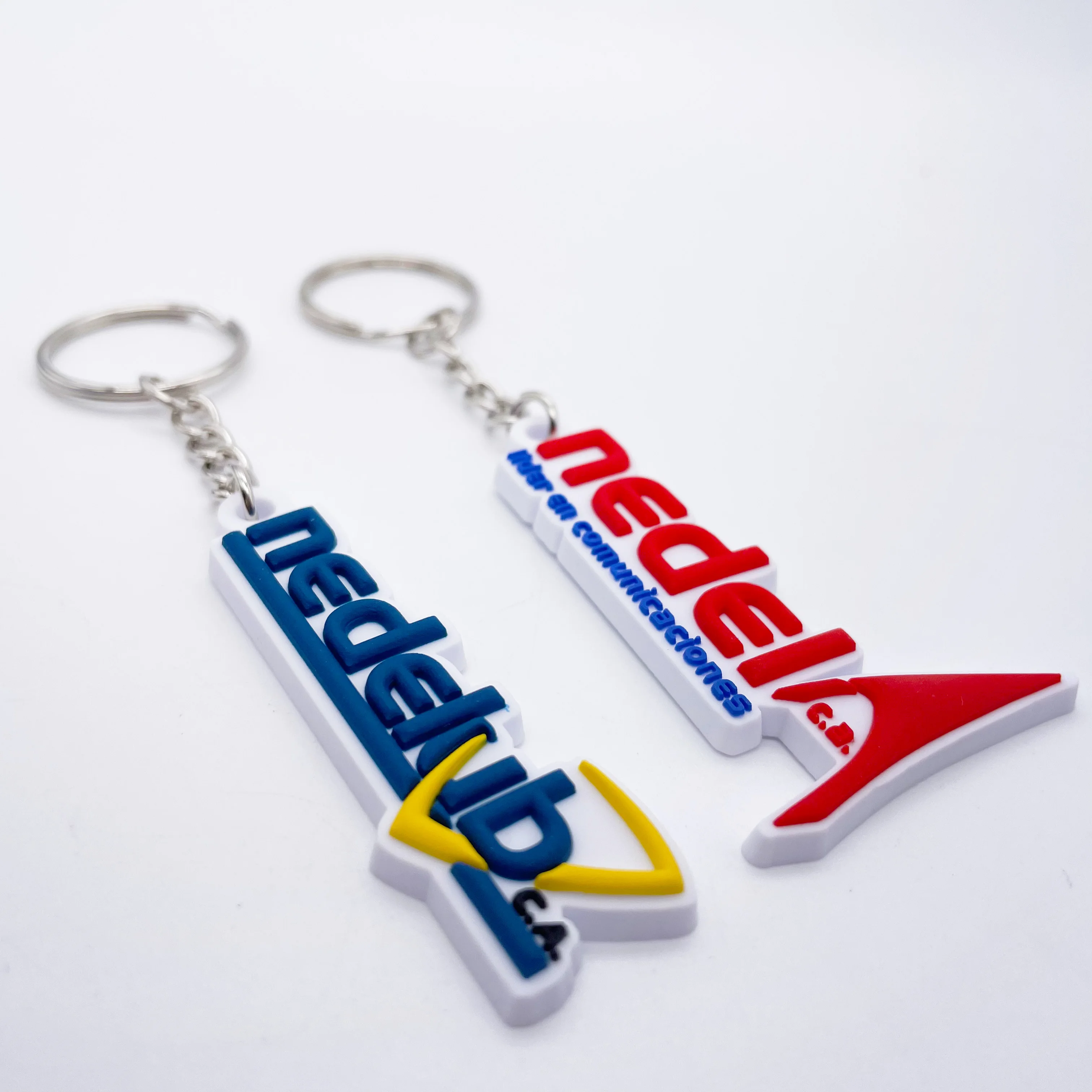 Creative Custom 2D/3D PVC Soft Rubber Personalized Key Ring Make With Promotional Gift Rubber Custom Key Chain