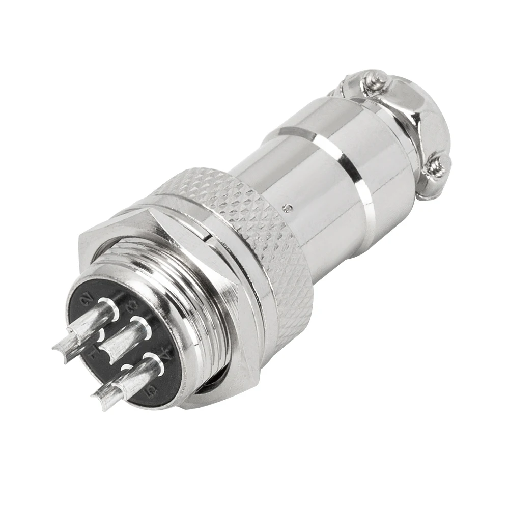 GX12 GX16 GX20 Aviation Connector Plug - High Current 4 Pin