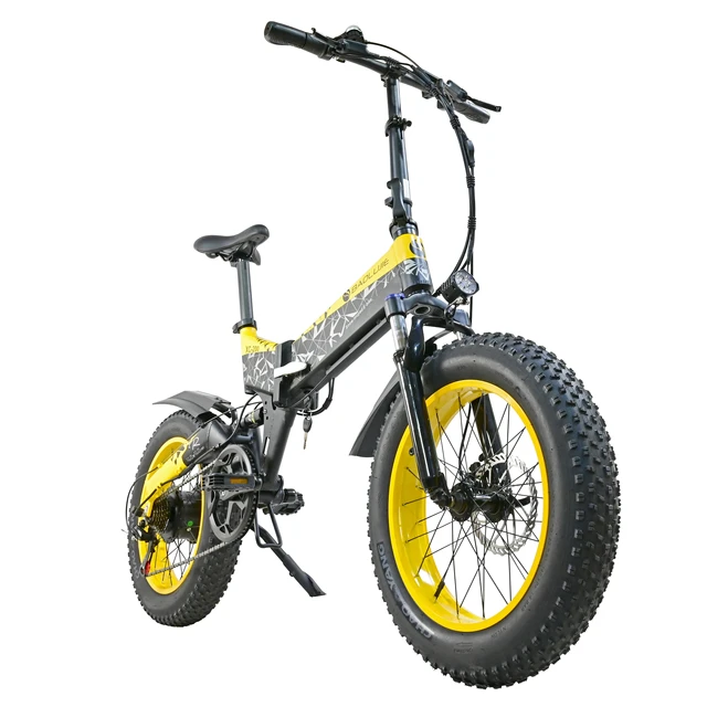 2024 New Hidden Battery Fat Tire Electric Pocket Bicycle 48V500w Folding Ebike 20 inch Electric Folding Bicycle