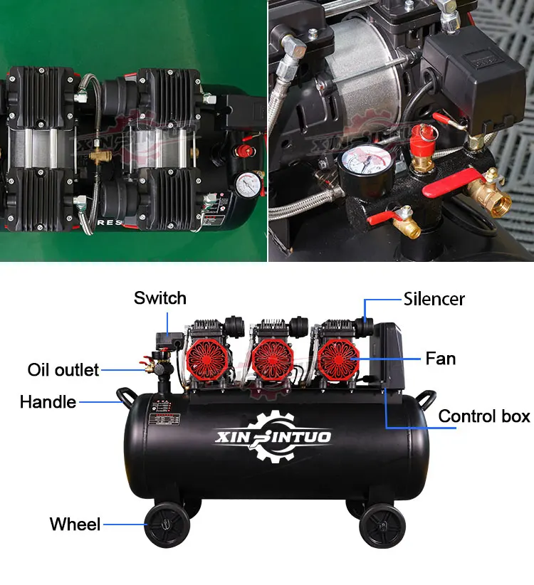 Air Compressor with 120L Tank Capacity