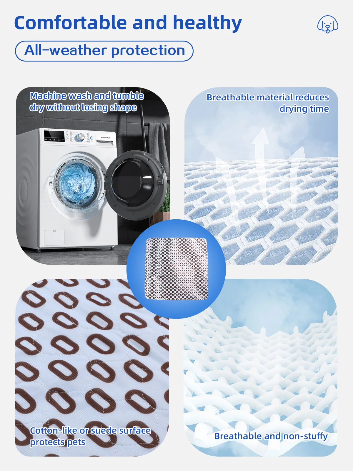 Wholesale Reusable Washable Eco-Friendly Latex-free High Absorbency Pe - product detail 4