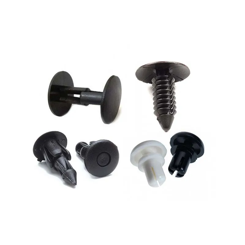 Flat Plastic Snap Nylon Barbed Rivets Black Plastic Nylon Barbed Rivets Ratchet Black Nylon Push Rivets