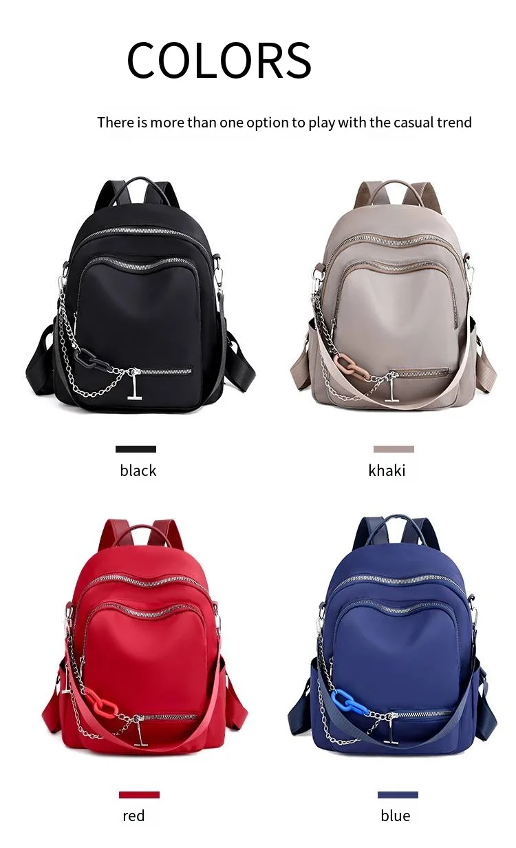 New Arrival Oxford Backpack For Women 2022 Hot Style Korean Joker Fashion Travel Backpack Casual School Bag