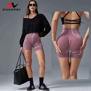 New Seamless Booty Women Gym Wear Shorts Running Yoga Leggings Tight Quick Dry Training