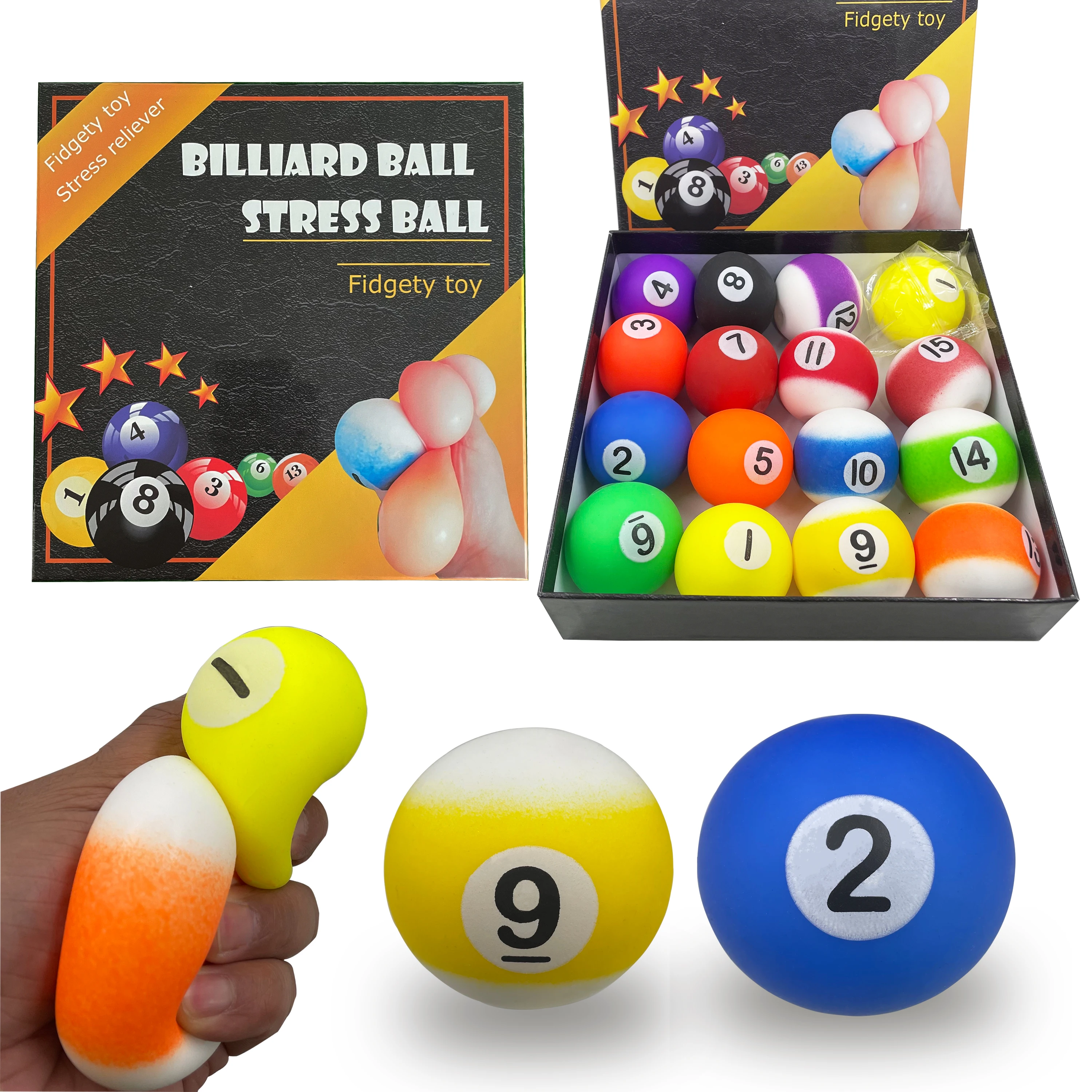 Squishy pool sales balls