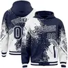 White  Navy Blue