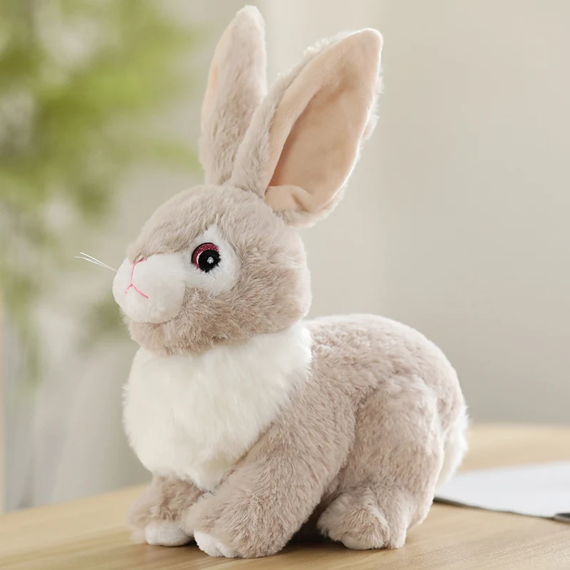 Simulation Stuffed Animal Rabbit Bunny Look Real Stuff Simulation