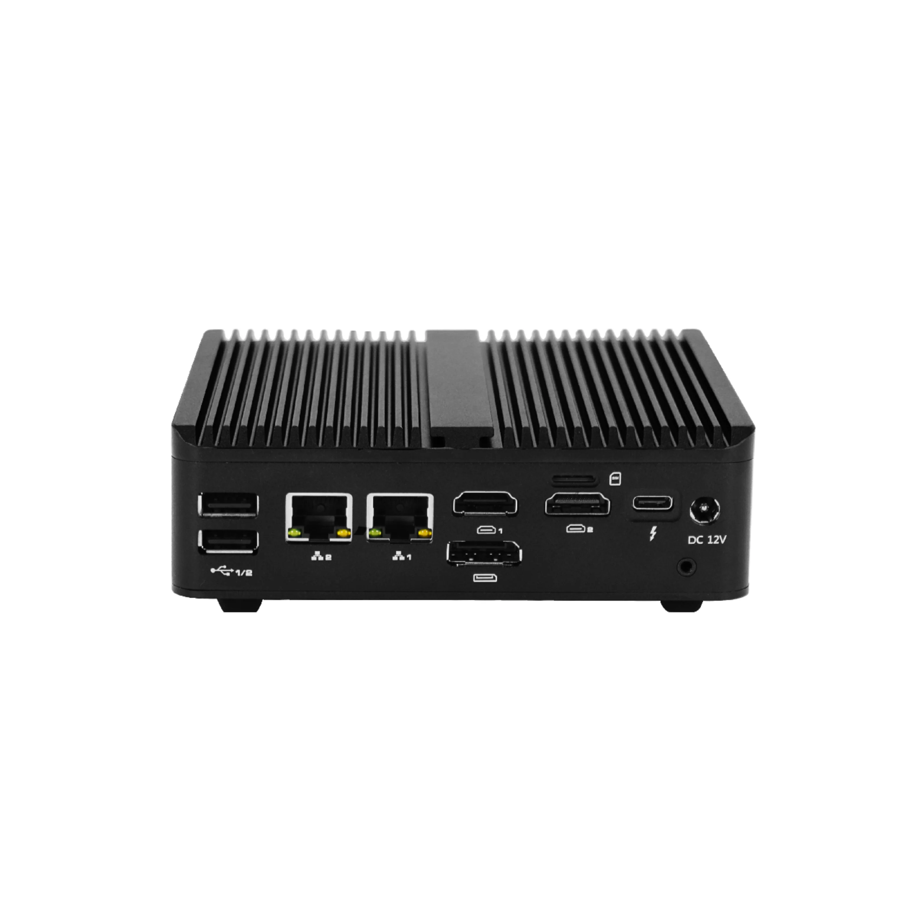 Intel N2840 DDR3L MSATA SATA USB3.0 VGA WiFi BT Mini PC Quad Core SSD Win10/Linux Operációs rendszer Ipari fém ház