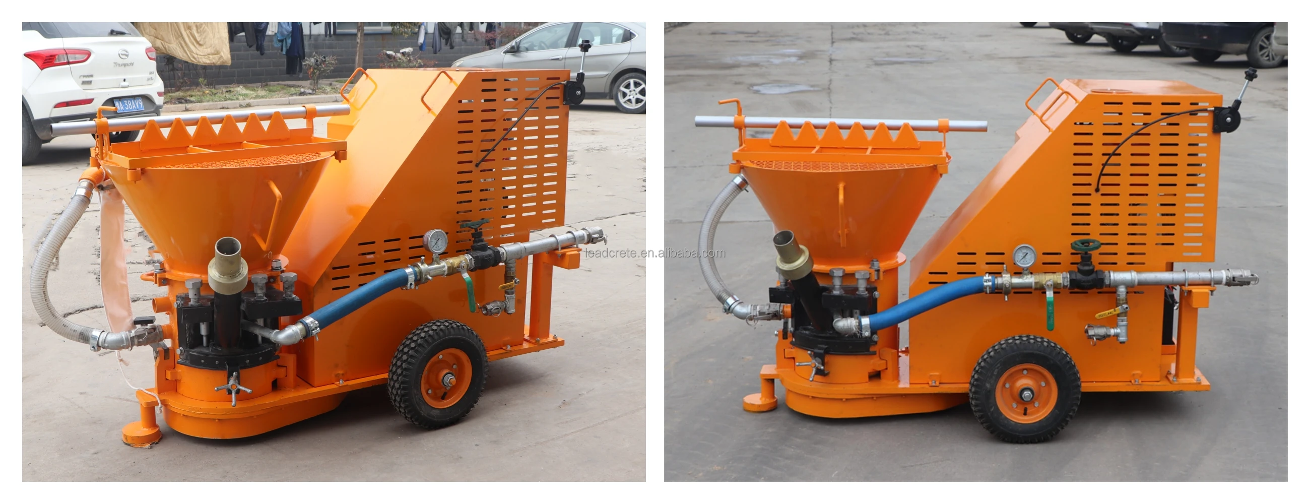 Dust Collector Dry Mix Shotcrete Gunite Refractory Machine Concrete ...