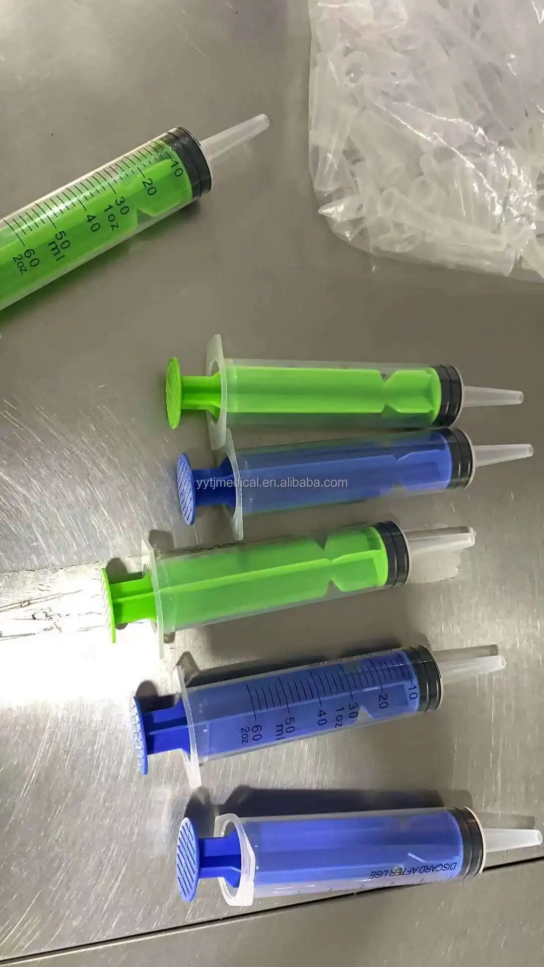 60毫升果冻注射注射器2盎司派对果冻注射