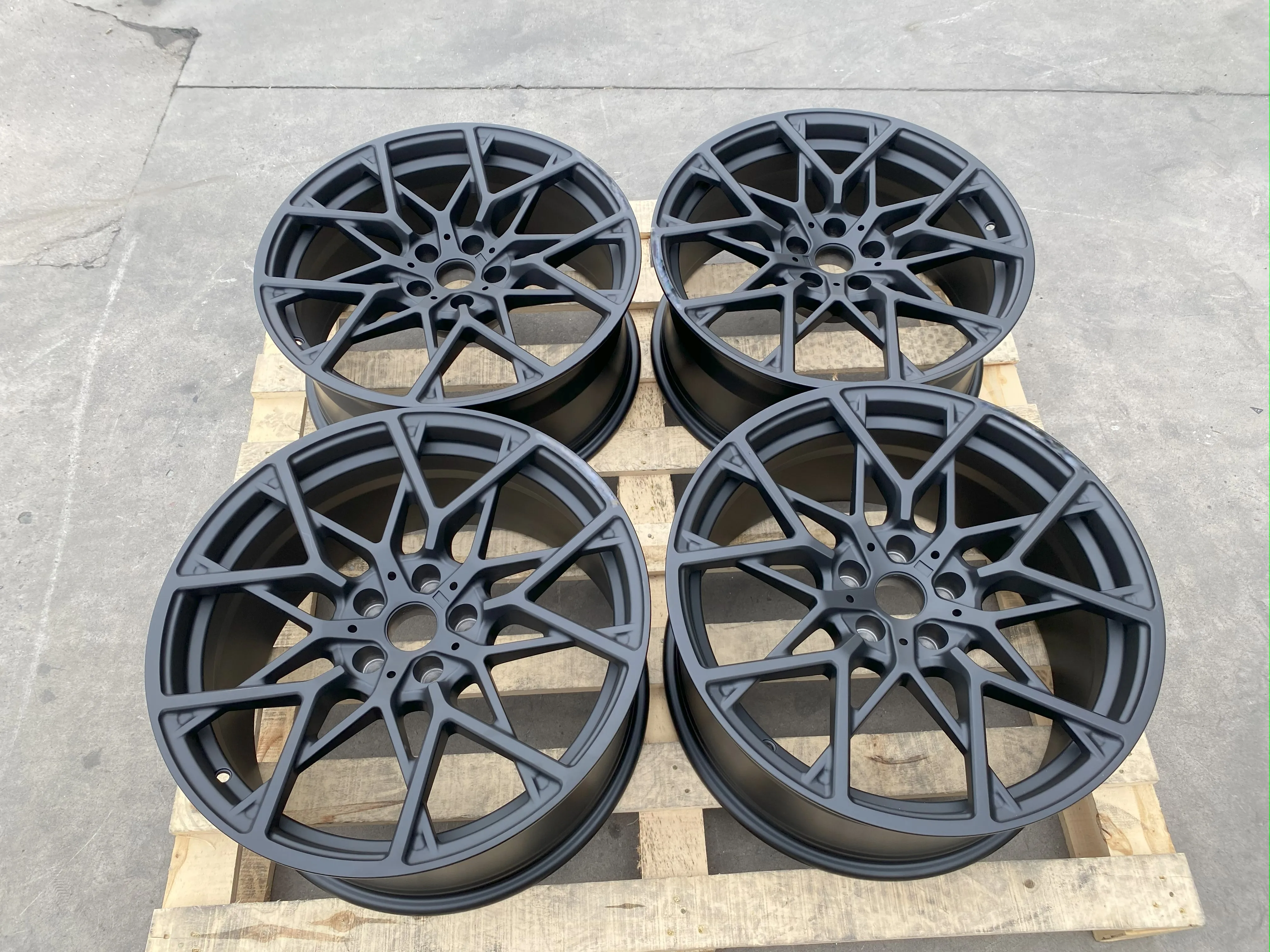 GVICHN matte black concave forged wheels 16 - 26 inch aluminum alloy rims 5x112 5x114.3 5x120 wheel hub