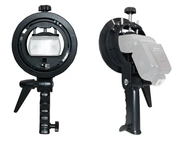 Kaliou E051 S-type Bracket Chuck Convenient Flash Bracket Hand-held Chuck Baorongkou Umbrella Hole Multi-purpose product image