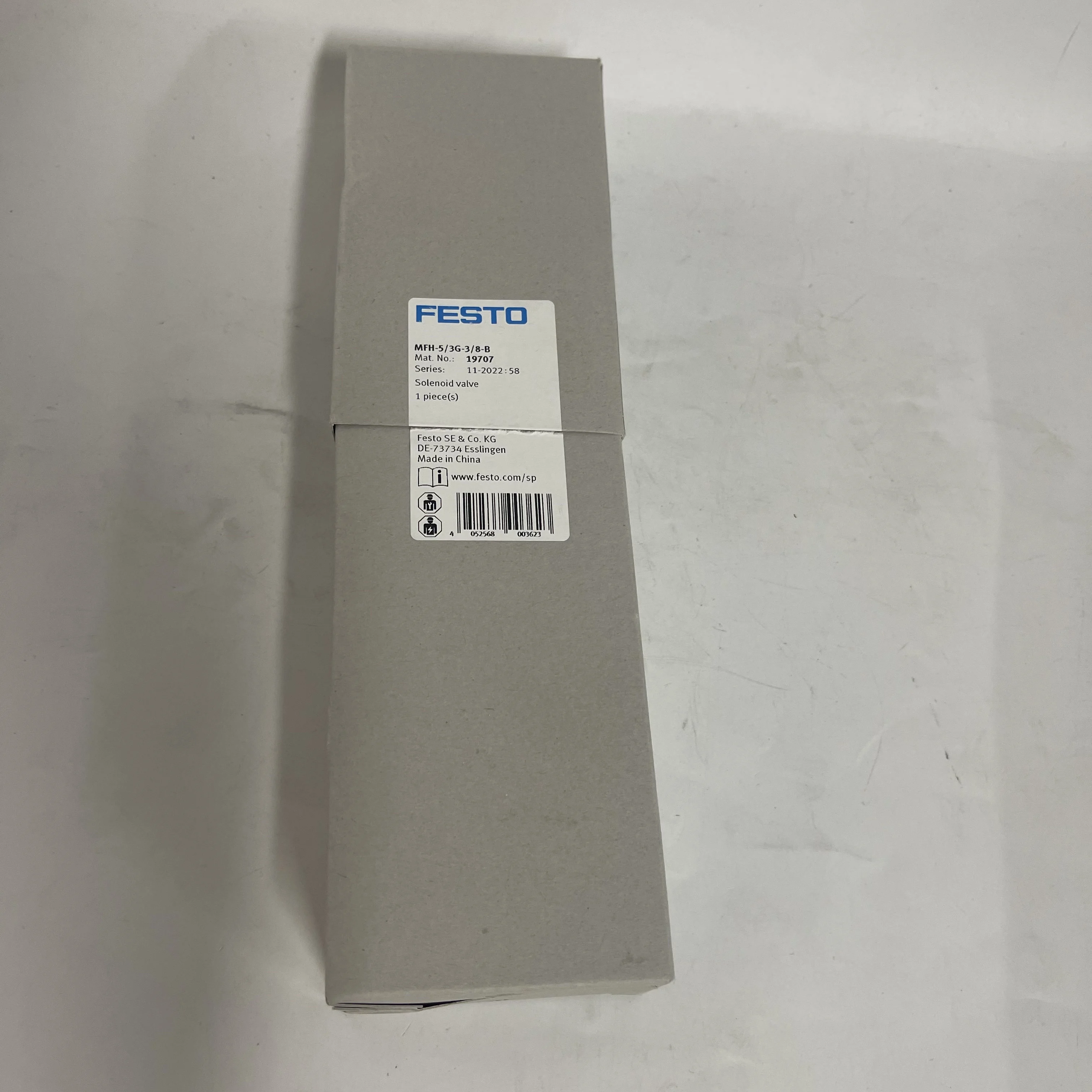 FESTO Solenoid Valve MFH-5/3G-3/8-B 19707