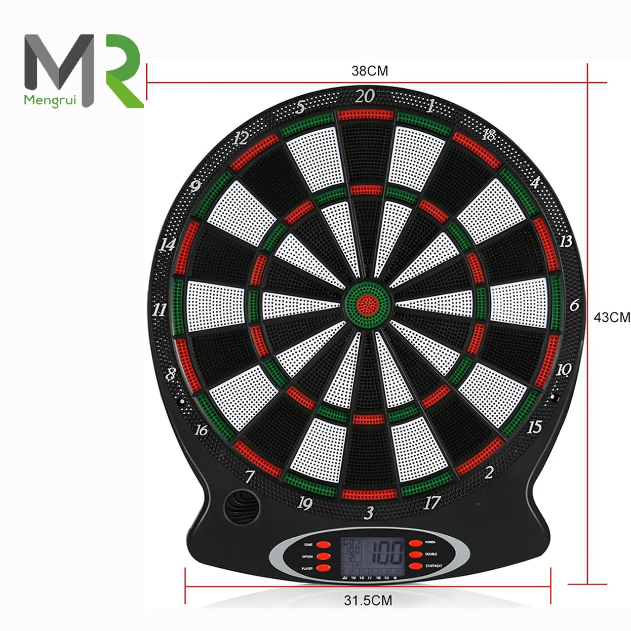 odm professional e electronic dartboard set with plastic material and 6 darts-2