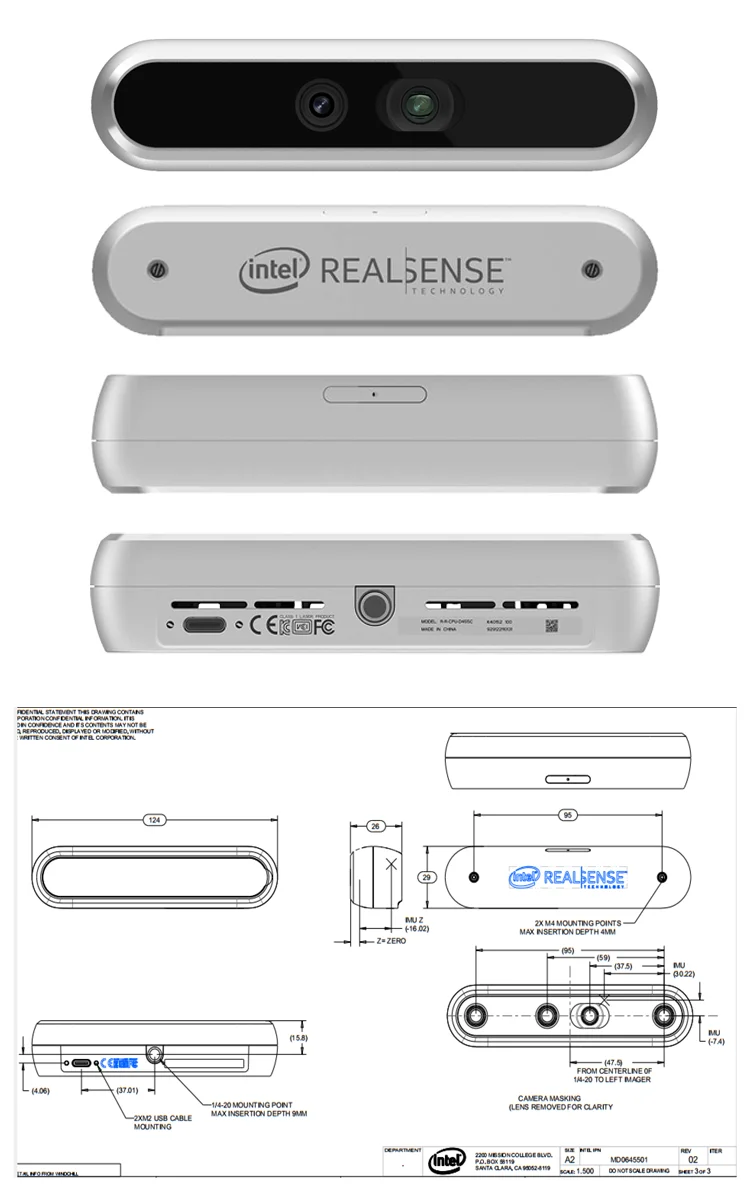 Intel Realsense Tracking Camera Redefines Tracking Ai Robot 1280*720p ...