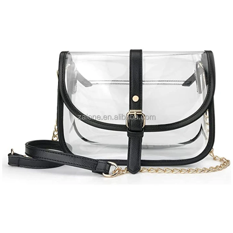 ★TRAVEL★送料込★韓国★大人気★正規品★MESH STRING SLINGBAG Transparent PVC Sling Bag Crossbody Messenger Handbag