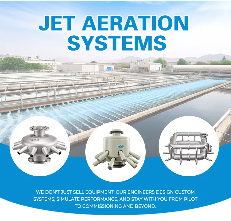 Package Wastewater Treatment Plant Saucer-shaped Stainless Steel Jet