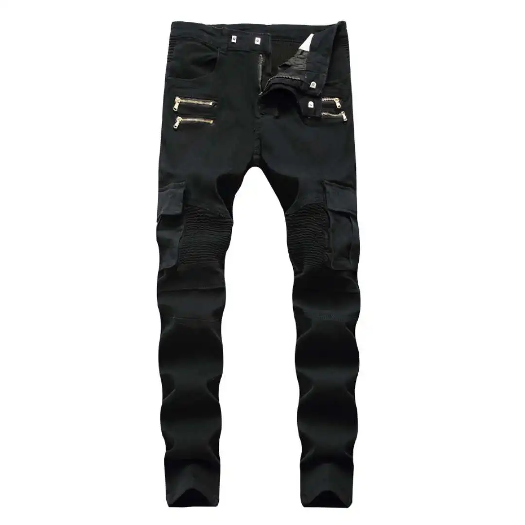 men's five pocket jean style trousers