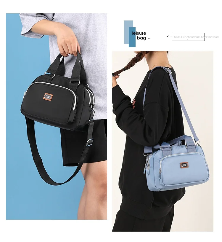 2023 Women's Shoulder Bags Small Travel Handbag Messenger Cross Body Nylon Messenger Bags For Women