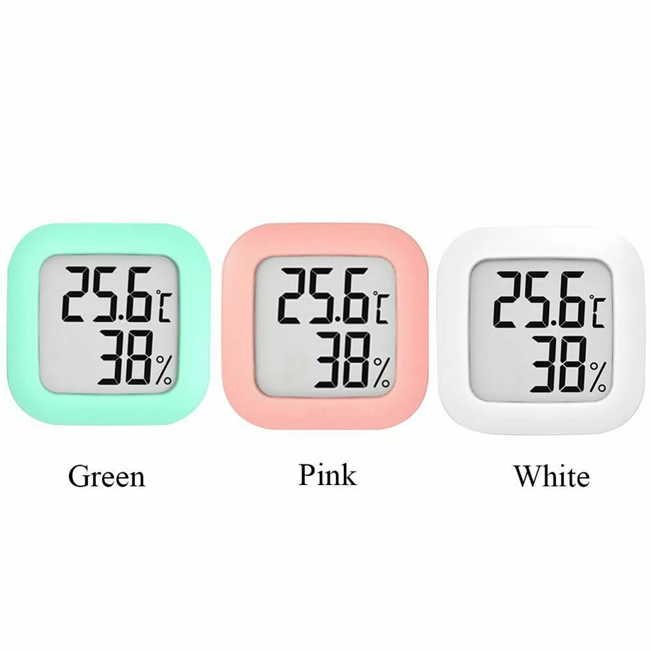 Buy Wholesale China Mini Household Digital Lcd Indoor Thermometer  Hygrometer Humidity Time Meter & Mini Digital Indoor Thermometer Hygrometer  at USD 1.18