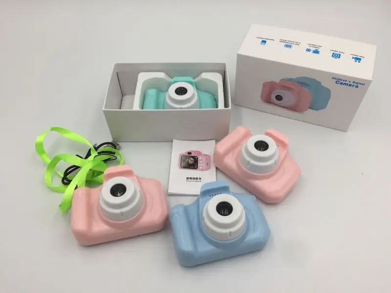 Digital Take Photo Camera 2 Inch Rechargeable Kids Mini Digital Camera Toys Kids Camera for Children  Gift