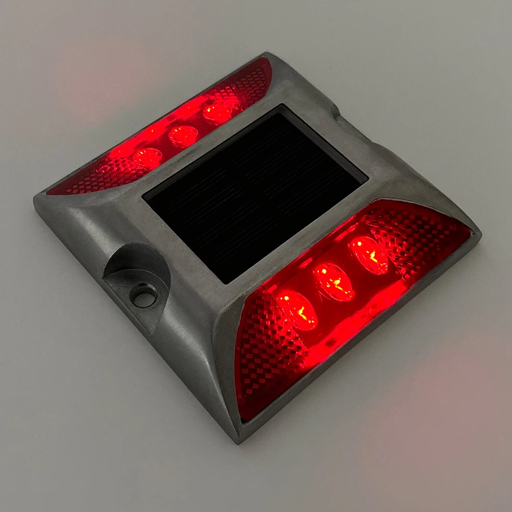 LED Solar Light Reflective Cat Eye Pavement Marker Road Stud Price Reflective Solar Road Stud Flashing Light