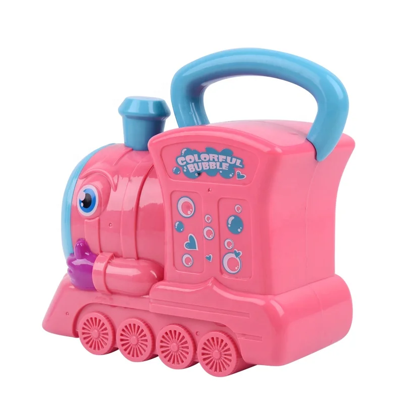 Máquina de burbujas de jabón para niños, juguete para hacer burbujas de  jabón, tren de manos de verano