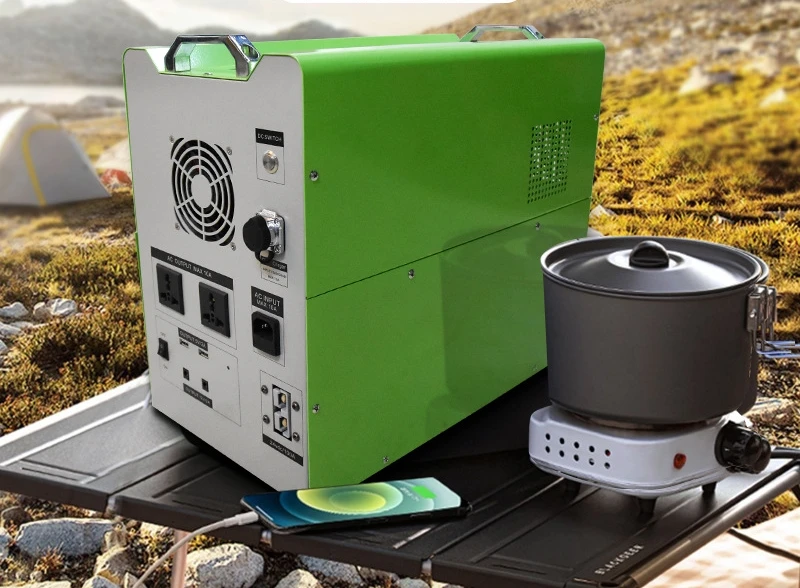 2000w High Power Portable Outdoor Mobile Power Supply Emergency Solar