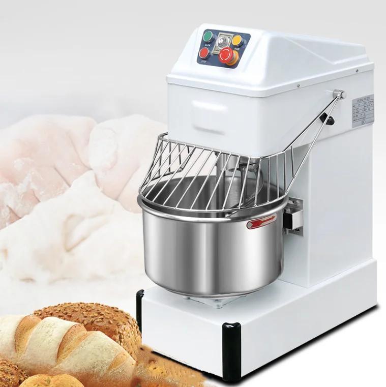 Flour Spiral Dough Mixer With Capacity Range Baking Mixing Reliable