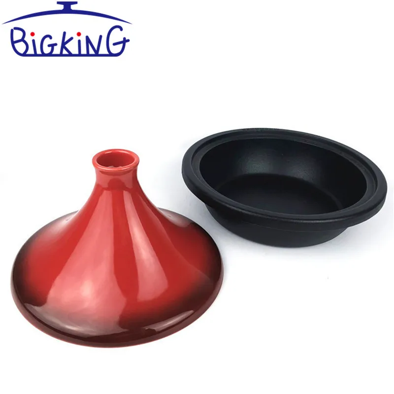 Яркий эмалированный марокканский чугунный тагиновый горшок 2 5